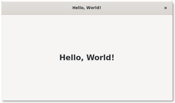 GNOME Builder - GNOME Application Template for Python
